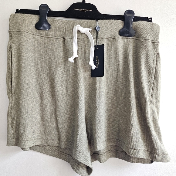 New Rag & Bone Fern Cotton/Modal Rib Short NWT Size Large - Picture 4 of 7